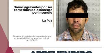APREHENDE PGJE A SEGUNDO IMPUTADO POR EL DELITO DE DAÑOS COMETIDOS POR INCENDIO