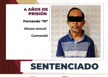 OBTIENE PGJE CUARTA SENTENCIA CONTRA PROFESOR DE GIMNASIA POR ABUSO SEXUAL