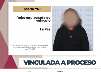 POR ROBO DE VEHÍCULO MARÍA QUEDA VINCULADA A PROCESO