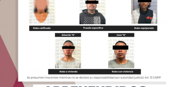 APREHENDE PGJE A 5 PERSONAS POR DELITO DE ROBO Y FRAUDE