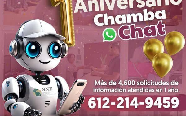 FACILITA “CHAMBA CHAT” LA ATENCIÓN DE MÁS DE 4 MIL 600 PERSONAS, DURANTE EL PRIMER AÑO