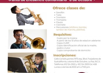 SEDIF CONVOCA A LA NIÑEZ Y JUVENTUD PARA FORMAR LA BANDA DE MÚSICA EN MARCHA DEL PEC 8 DE OCTUBRE