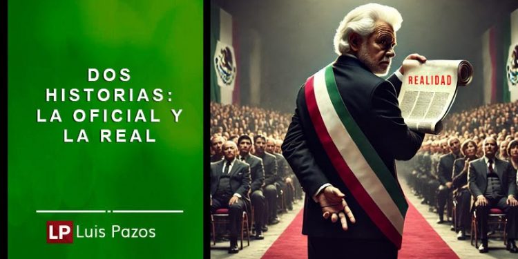 2 HISTORIAS: LA OFICIAL Y LA REAL Luis Pazos