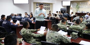 REFUERZAN FUNCIONES DE 115 ELEMENTOS DE SEGURIDAD PÚBLICA Y FUERZAS ARMADAS