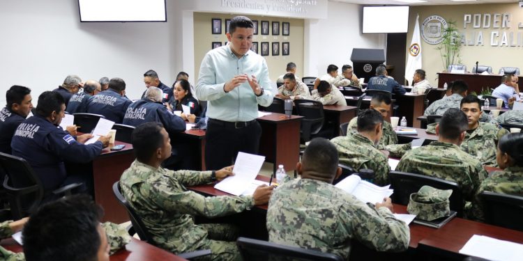 REFUERZAN FUNCIONES DE 115 ELEMENTOS DE SEGURIDAD PÚBLICA Y FUERZAS ARMADAS