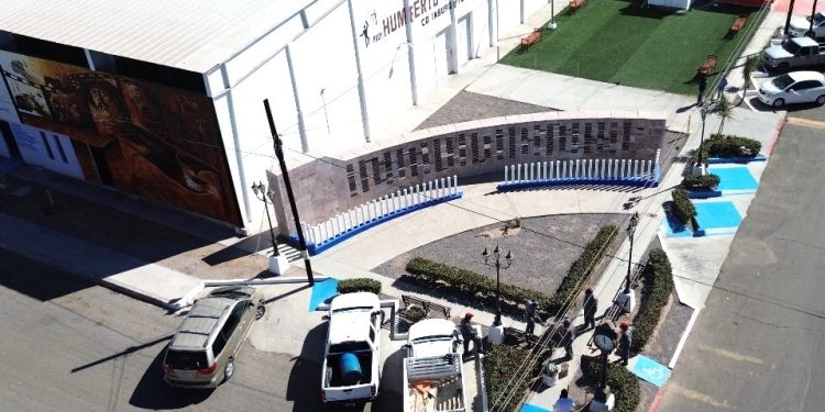 REHABILITA API PUERTO SAN CARLOSEXTERIOR DEL AUDITORIO “HUMBERTO ARCE SÁNCHEZ”