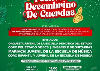 CELEBRARÁ ISC FESTIVAL DECEMBRINO DE CUERDAS EN LA CIUDAD DE LA PAZ