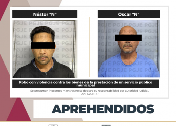 APREHENDE PGJE A IMPUTADOS POR ROBO CON VIOLENCIA EN SAPA LA PAZ