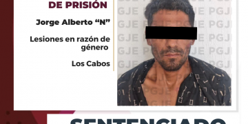 OBTIENE PGJE SENTENCIA DE MÁS DE 4 AÑOS DE PRISIÓN PARA CULPABLE DE LESIONES CONTRA LA MUJER EN RAZÓN DE GÉNERO