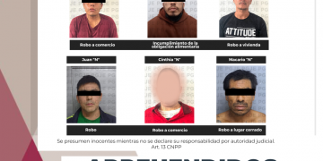 APREHENDE PGJE A 6 PERSONAS POR DIVERSOS DELITOS