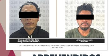 APREHENDE PGJE A 2 PERSONAS IMPUTADAS POR DIVERSOS DELITOS