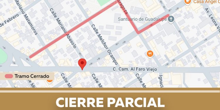 ¡ATENCION ! HABRA CIERRE PARCIAL DE VIALIDADES POR FESTIVIDADES GUADALUPANAS EN CSL