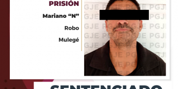 MEDIANTE PROCEDIMIENTO ABREVIADO OBTIENE PGJE SENTENCIA DE 2 AÑOS DE PRISIÓN CONTRA CULPABLE DE ROBO EN SANTA ROSALÍA