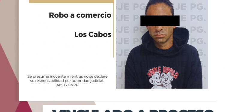 INICIA PGJE PROCESO PENAL CONTRA FIDEL “N” POR ROBO DE MERCANCÍA A WALMART EN SAN JOSÉ DEL CABO