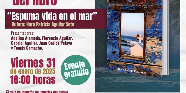 PRESENTARA ISC LIBRO “ESPUMA VIDA EN EL MAR”