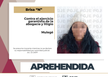 CUMPLIMENTA PGJE ORDEN DE APREHENSIÓN POR DELITO CONTRA EL EJERCICIO DE LA ABOGACÍA EN MULEGÉ