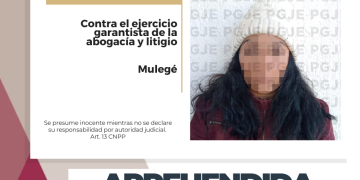CUMPLIMENTA PGJE ORDEN DE APREHENSIÓN POR DELITO CONTRA EL EJERCICIO DE LA ABOGACÍA EN MULEGÉ