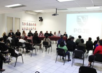 PROMUEVE PGJE TRABAJO CONJUNTO CON COLONIAS DE LA PAZ A TRAVÉS DE UNA MESA DE DIÁLOGO