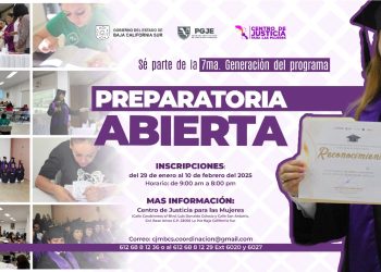 CONVOCA CENTRO DE JUSTICIA PARA LAS MUJERES A ASPIRANTES A CURSAR LA PREPARATORIA ABIERTA