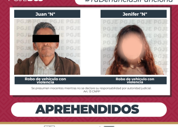 CUMPLIMENTA PGJE MANDAMIENTOS JUDICIALES A IMPUTADOS POR ROBO DE VEHÍCULO