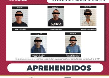 CUMPLIMENTA PGJE 4 ÓRDENES DE APREHENSIÓN