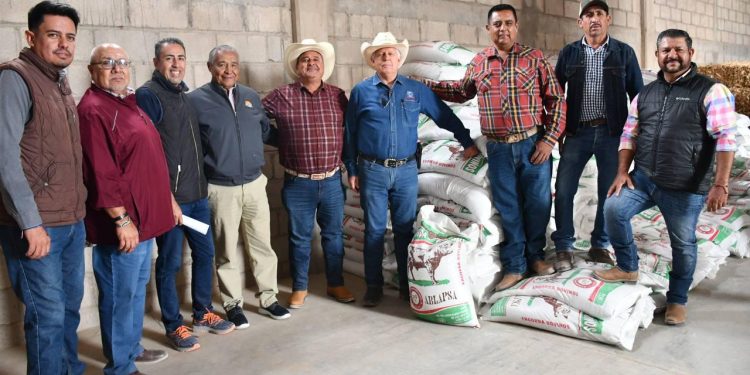 APOYA GOBIERNO A PRODUCTORES DE LA PAZ CON ALIMENTOS PARA GANADO BOVINO