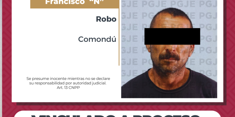 POR ROBO EN CIUDAD CONSTITUCIÓN PGJE OBTIENE VINCULACIÓN A PROCESO DE “EL FRANK”