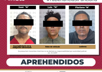 APREHENDE PGJE A 3 IMPUTADOS POR DIVERSOS DELITOS