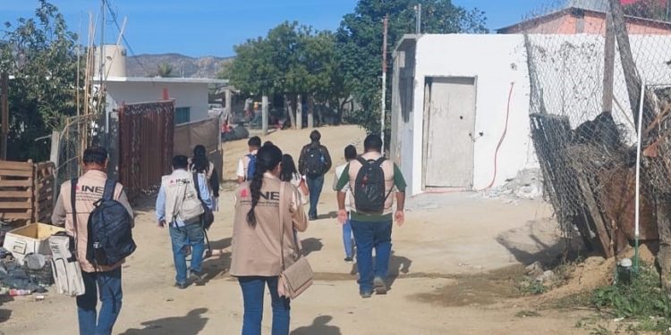 INE BCS REALIZA LA VERIFICACIÓN NACIONAL MUESTRAL 2025