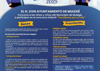 CONVOCA AYUNTAMIENTO DE MULEGÉ A NIÑAS Y NIÑOS PARA CONVERTIRSE EN PRESIDENTE POR UN DÍA
