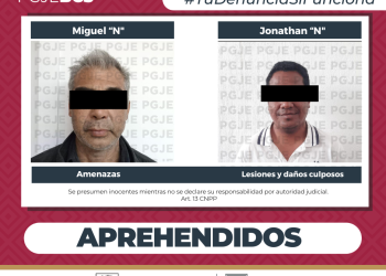 APREHENDE PGJE A DOS PERSONAS EN MULEGÉ Y LOS CABOS