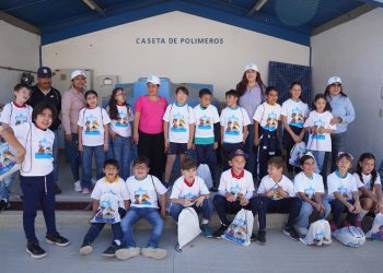 NIÑAS Y NIÑOS DESCUBREN EL PROCESO DE POTABILIZACIÓN DEL AGUA EN OOMSAPAS LOS CABOS