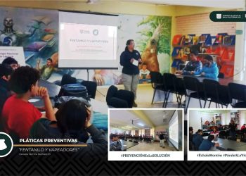 LLEVA PGJE PLÁTICAS PREVENTIVAS SOBRE LOS DAÑOS DEL CONSUMO DE DROGAS A JÓVENES DE SECUNDARIA