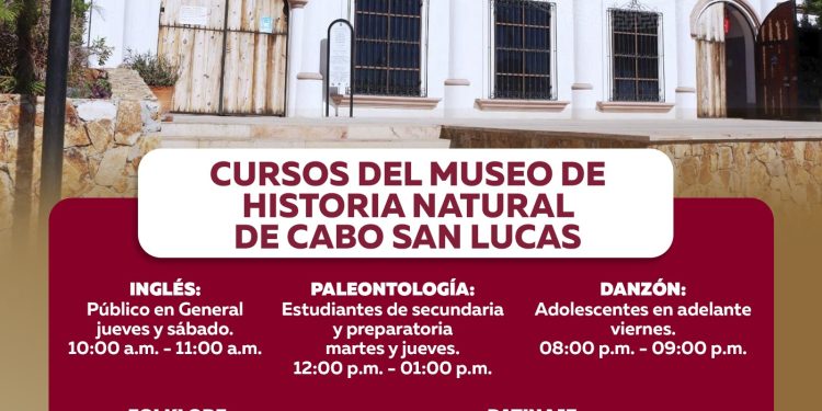 INVITAN A INSCRIBIRSE EN CURSOS GRATUITOS DEL MUSEO DE HISTORIA NATURAL DE CSL Y PLAZA PÚBLICA AMELIA WILKES