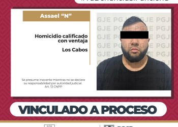 QUEDA EN PRISIÓN PREVENTIVA IMPUTADO POR HOMICIDIO CALIFICADO CON VENTAJA Y TRAICIÓN EN CABO SAN LUCAS