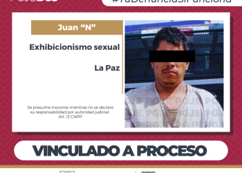 INICIA PGJE PROCESO PENAL CONTRA IMPUTADO POR EXHIBICIONISMO CORPORAL EN LA PAZ