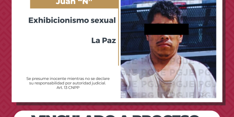 INICIA PGJE PROCESO PENAL CONTRA IMPUTADO POR EXHIBICIONISMO CORPORAL EN LA PAZ