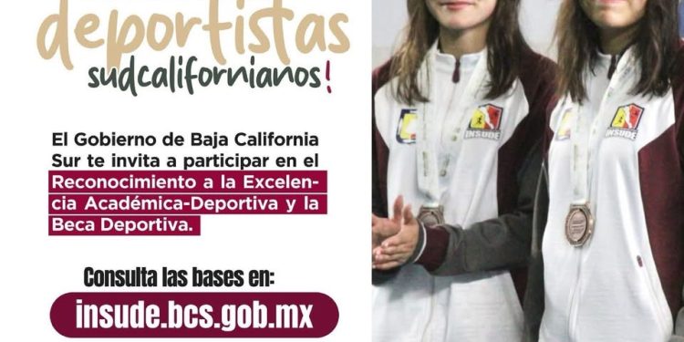 ESTE 10 DE MARZO CIERRA LA CONVOCATORIA PARA LA “BECA DEPORTIVA INSUDE 2025” y PARA EL “RECONOCIMIENTO A LA EXCELENCIA ACADÉMICA DEPORTIVA”.