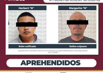 APREHENDE PGJE A 2 IMPUTADOS POR DIVERSOS DELITOS