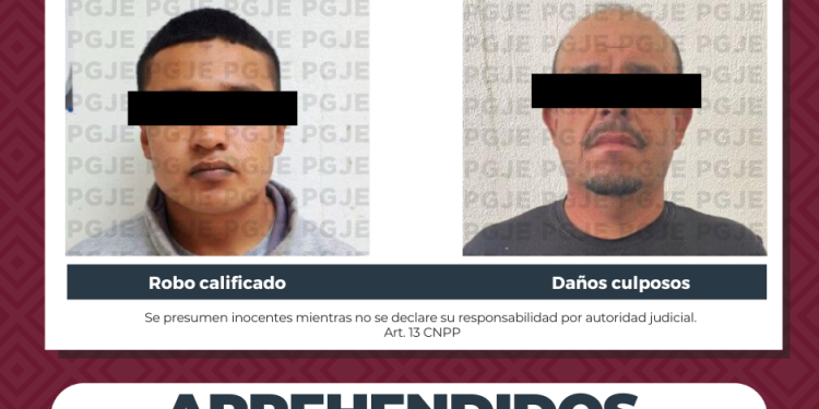 APREHENDE PGJE A 2 IMPUTADOS POR DIVERSOS DELITOS