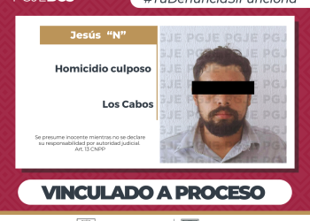 OBTIENE PGJE VINCULACIÓN A PROCESO PARA IMPUTADO POR HOMICIDIO CULPOSO
