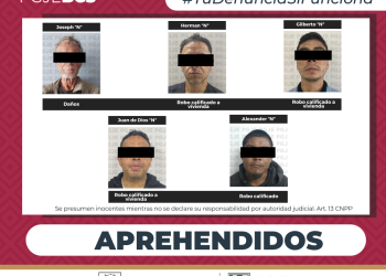 DETIENE PGJE A PROBABLES RESPONSABLES DE DELITOS CON ÓRDENES DE APREHENSIÓN