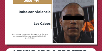 QUEDA EN PRISIÓN PREVENTIVA POR ROBO CON VIOLENCIA EN LOS CABOS