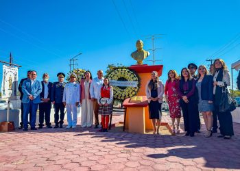 PRESENTE EDITH AGUILAR EN EL 219 ANIVERSARIO DEL NATALICIO DE BENITO JUÁREZ EN LA CAPITAL DEL ESTADO