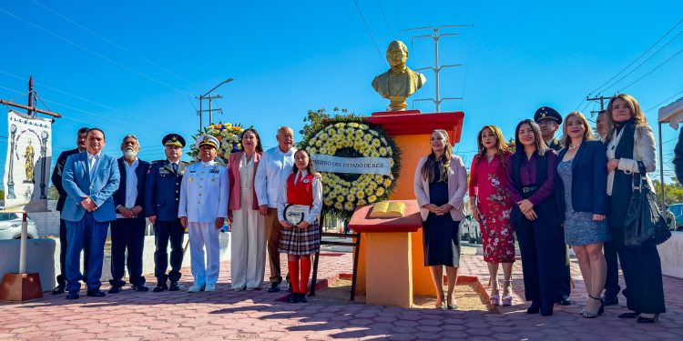 PRESENTE EDITH AGUILAR EN EL 219 ANIVERSARIO DEL NATALICIO DE BENITO JUÁREZ EN LA CAPITAL DEL ESTADO
