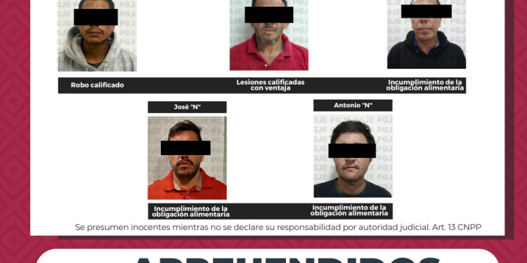 CUMPLIMENTA PGJE CINCO ÓRDENES DE APREHENSIÓN EN DISTINTOS MUNICIPIOS DE BCS