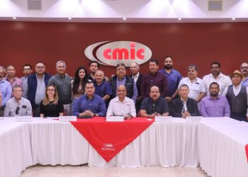 SE REÚNE SECRETARIO DE GOBIERNO CON LA CÁMARA MEXICANA DE LA INDUSTRIA DE LA CONSTRUCCIÓN