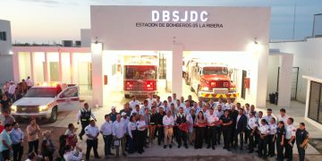 ENTREGA ALCALDE CHRISTIAN AGÚNDEZ NUEVA ESTACIÓN DE BOMBEROS Y PROTECCIÓN CIVIL EN LA RIBERA