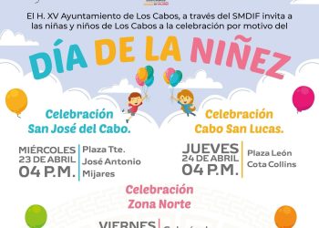 INVITAN A CELEBRAR EL DÍA DE LA NIÑEZ EN LOS CABOS