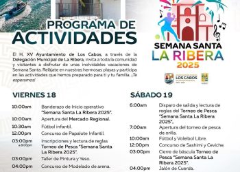 TODO LISTO PARA LA SEMANA SANTA LA RIBERA 2025; HABRÁ ACTIVIDADES PARA TODA LA FAMILIA